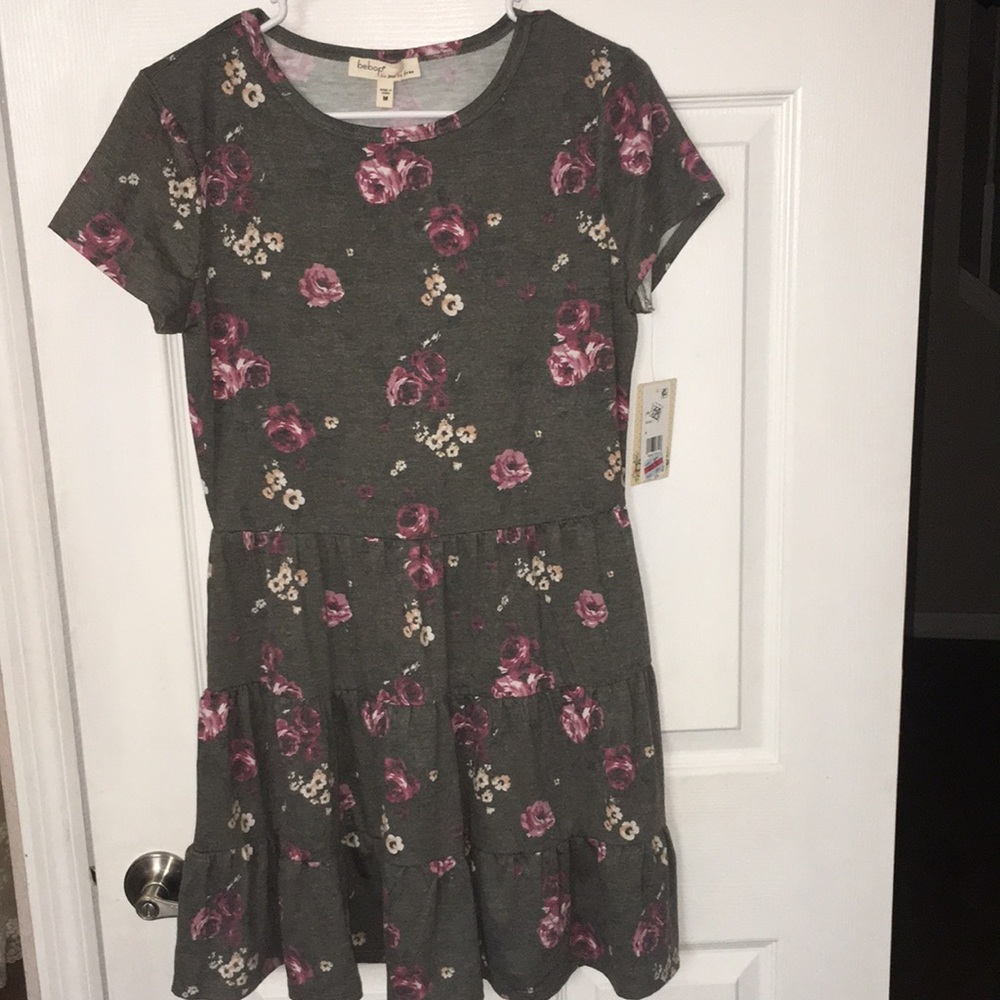 NWT BeBop Tiered Floral Dress Size Medium